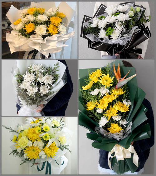 安徽淮北市濉溪县铁佛镇北张楼村白事花束代送